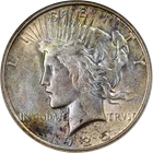 1925-S Peace Dollar DDR ANACS AU55 VAM 2 Decent Eye Appeal Nice Strike