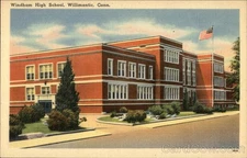 Willimantic,CT Windham High School County Kaufman News Co. Vintage PC