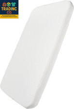 Baby Bassinet Mattress, 100 Breathable Cover, Water-Resistant Lining, Rectangle