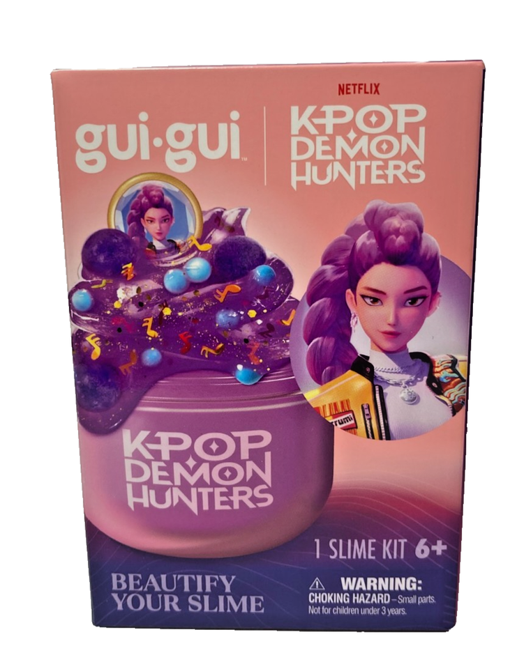KPOP Demon Hunters Gui Gui Slime Kit RUMI MIRA DERPY ZOEY SET of 4 ...