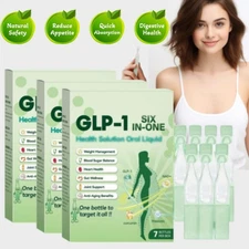 GLP-1 SIX-in-ONE Health Solution Oral Liquid, Advanced Body Care Liquids Drop US