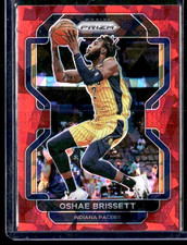 2021-22 Panini Prizm Red Ice Prizm Oshae Brissett #138 Indiana Pacers