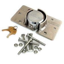 VOCHE HIGH SECURITY 73mm PADLOCK + HASP SET VAN LOCK + NUTS BOLTS KIT