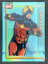 Mar-Vell 2026 Topps Chrome Marvel Comics Aqua Refractor Base /199 #135