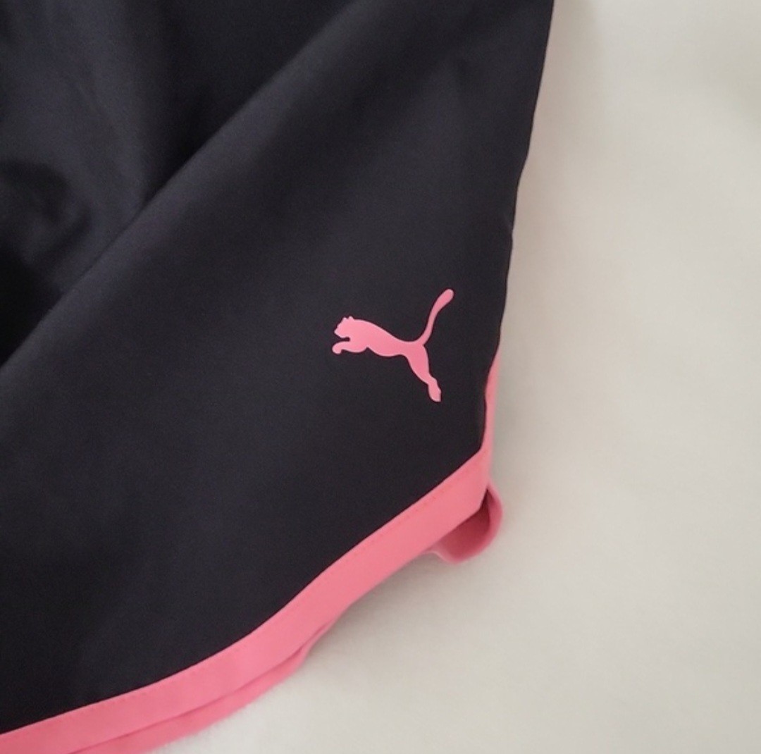 PUMA Shorts Black Pink Athletic Women's Activewear thumbnail 2