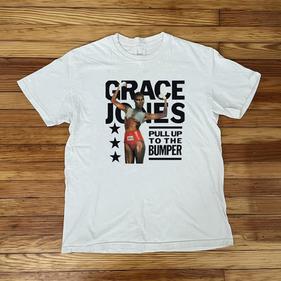 NEW Grace Jones White Cotton Unisex All size S-5XL Shirt OM378