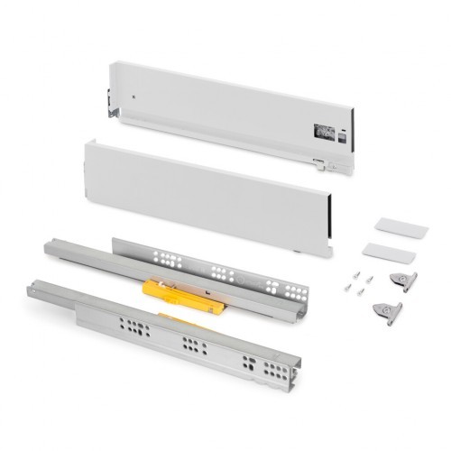 Tiroir de cuisine Vertex 3D Emuca blanc pour optimiser le rangement des casseroles