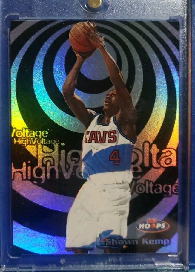 1997-98 NBA Hoops - High Voltage Shawn Kemp #18HV