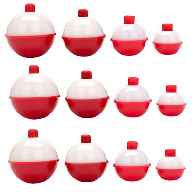 Eagle Claw Snap-On Round Floats Assorted Sizes-1''-1-3/4''