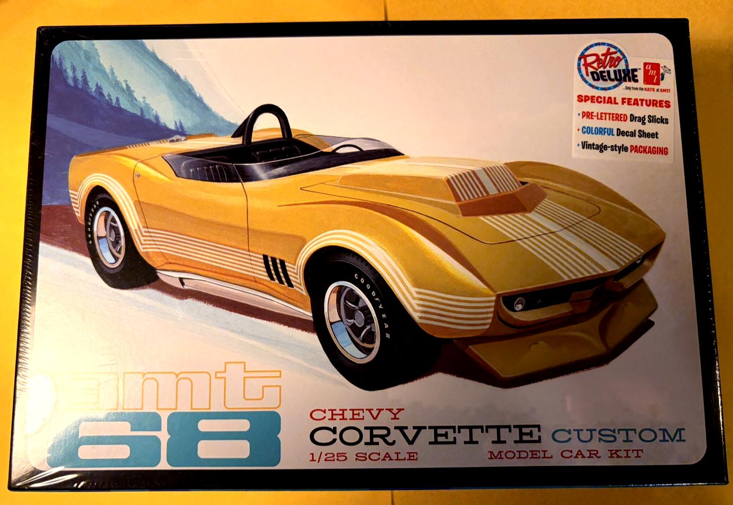 AMT '68 Chevy Corvette Custom Kit # AMT1236/12 Factory Sealed 1:25 | eBay