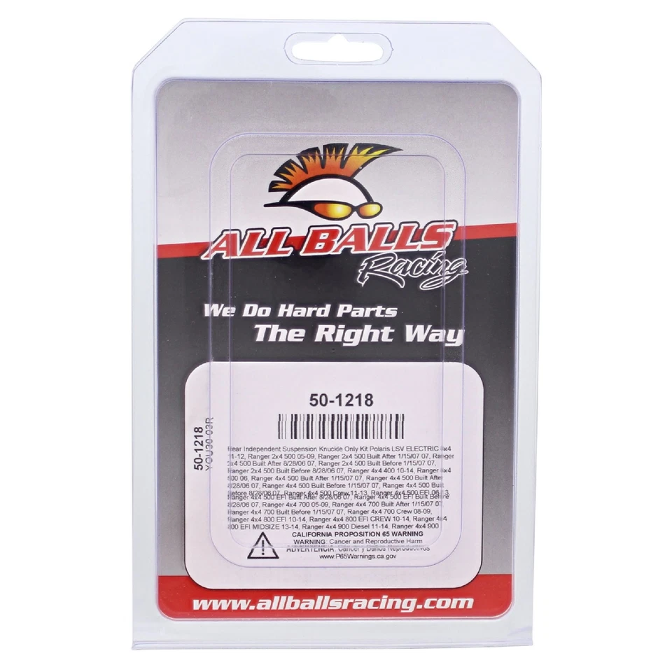 All Balls Rear Independent Knuckle Side Kit (50-1218) for Polaris Ranger XP 800 Foto 4 de 4