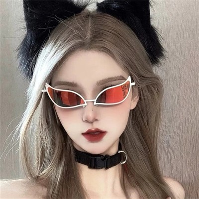 Doflamingo Cosplay PVC Sonnenbrille, Anime Katzenbrille Party Geschenk für Männer Frauen