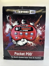 Line 6 Pocket POD Battery Powered Headphone Modeler for Guitar New Open Box