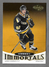 MARIO LEMIEUX 2001 UPPER DECK IMMORTALS INSERT !!! CARD #136 PENGUINS