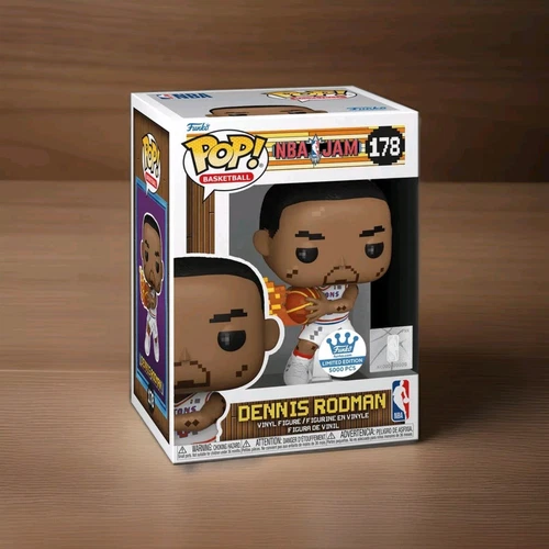 Funko POP Vinyl Basketball DENNIS RODMAN NBA JAM 8-Bit LE 5000 Pcs. #178 NEW