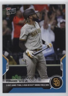 2021 Topps Now Blue 11/49 Fernando Tatis Jr #285 0q9m