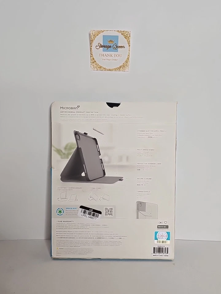 New Speck Balance Folio Protective Case for Apple iPad 10th Gen 2022 (10.9-inch) - Image 2 of 4