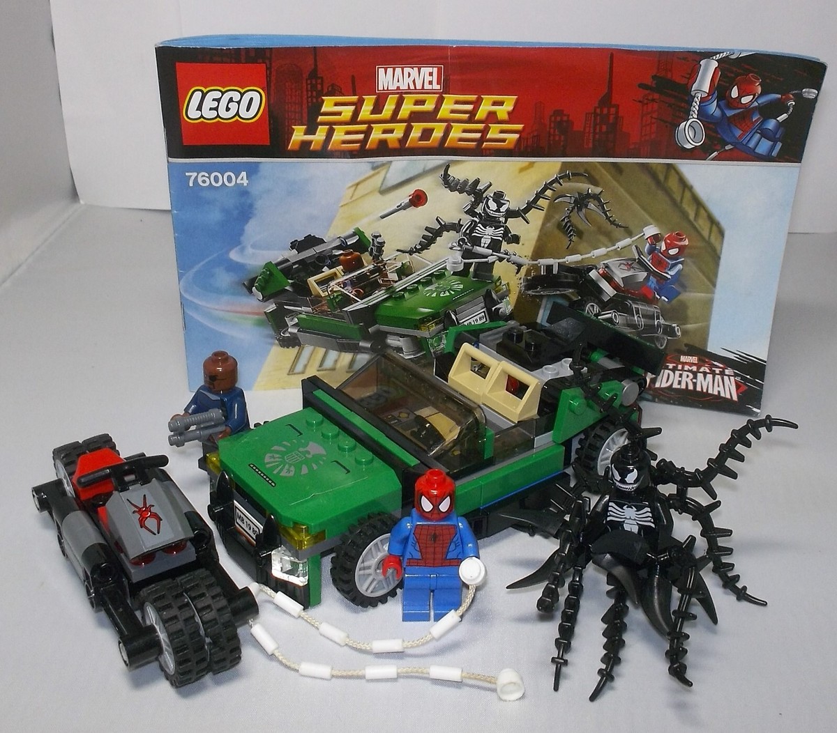 LEGO SUPER HEROES SPIDER-MAN SPIDER CYCLE CHASE 76004 673419190428