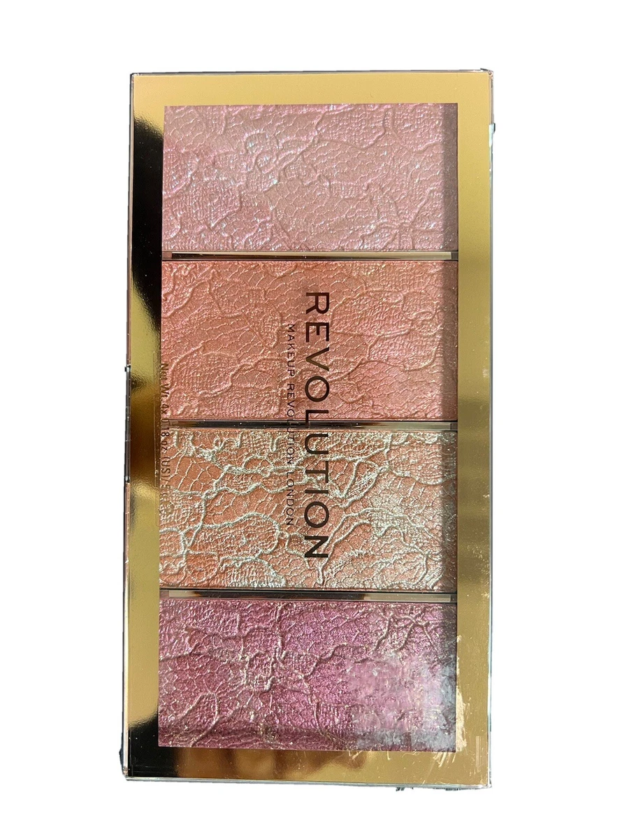 MAKEUP REVOLUTION VINTAGE LACE BLUSH PALETTE, PINK