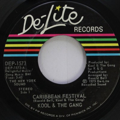 Soul 45 Kool & The Gang - Caribbean Festival / Caribbean Festival On De-Lite