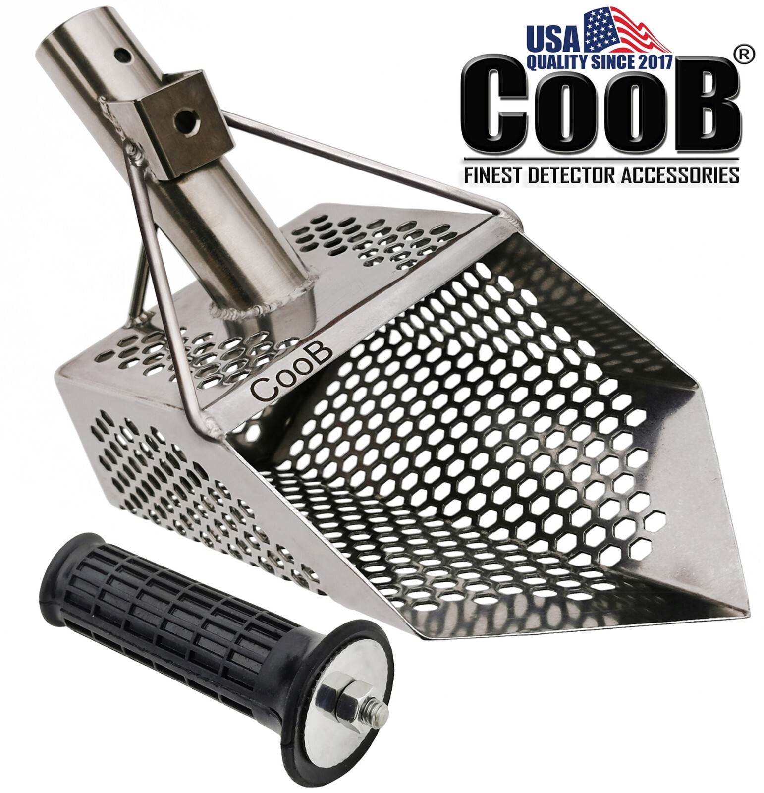 CooB Sand Scoop Metal Detector Detecting Hunting Tool Stainless Steel SHARKY