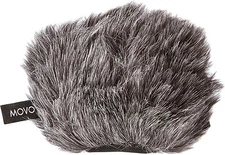 WS-G9 Furry Microphone Windscreen for Portable Recorders Zoom Tascam - 3" X 1.5"
