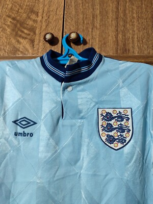 England Team Umbro Football Shirt 3rd 1987/1988/1989 Soccer Kids