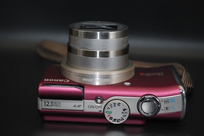 Canon PowerShot SX200 IS Digital Camera Pink 12.1 MP 12x