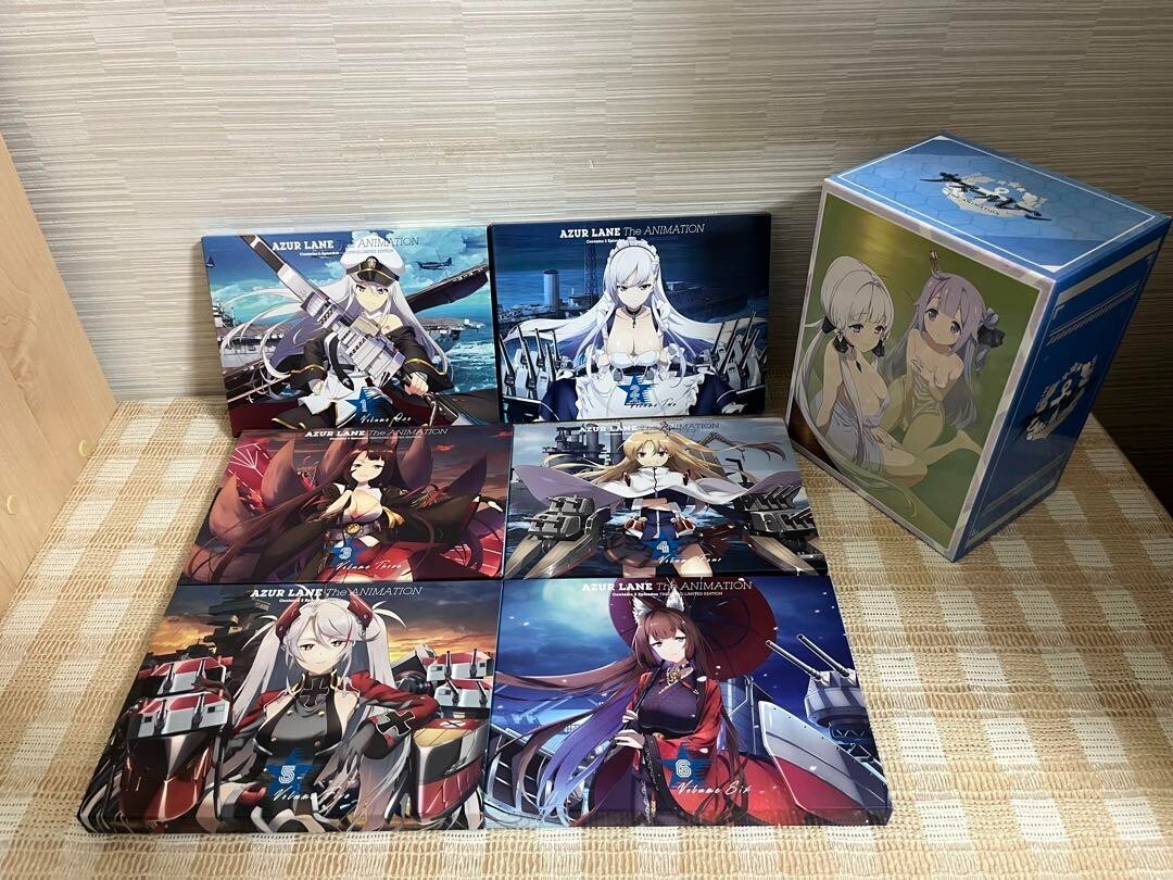 アズールレーン　AZUR LANE 【全６巻】　レンタル版DVD 全巻セット Azur Lane Limited Version Blu-ray 6 set No Include Serial