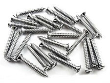 Cadillac Chrome Interior Screws- 10 X 1-14 Long- 8 Oval Head- 25 Screws 309 Cadillac Chrome Interior Screws- 10 X 1-14 Long- 8 Oval Head- 25 Screws 309