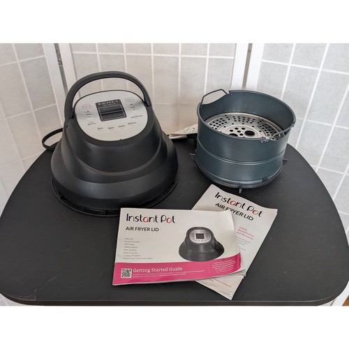 Instant Pot Air Fryer Lid & Basket 6 Qt Air Fryer Lid Basket Tray