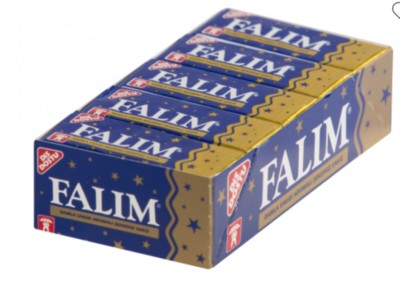 Falim Sugar Free Mixed Flavoured Sugarfree Chewing Gum Mastic 20 packs of 5 =100
