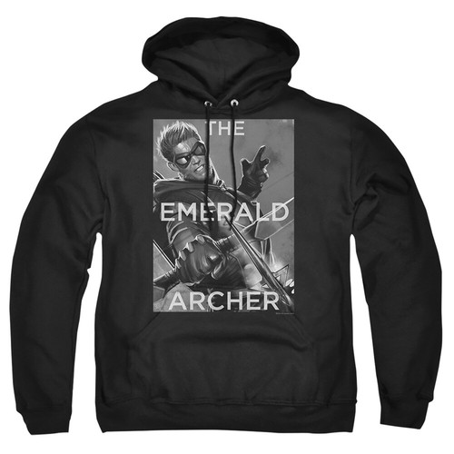 Green Arrow ""Emerald Archer"" Pullover Hoodie, Sweatshirt oder Langarm T-Shirt - Bild 7 von 10