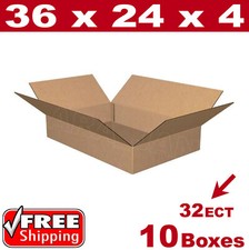 10 - 36x24x4 Cardboard Boxes Mailing Packing Shipping Box Corrugated Carton