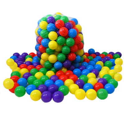 100 - 10.000 Stück Bällebad Bälle Bällebadbälle Bunte Farben ø 5,5 cm Ball Baby