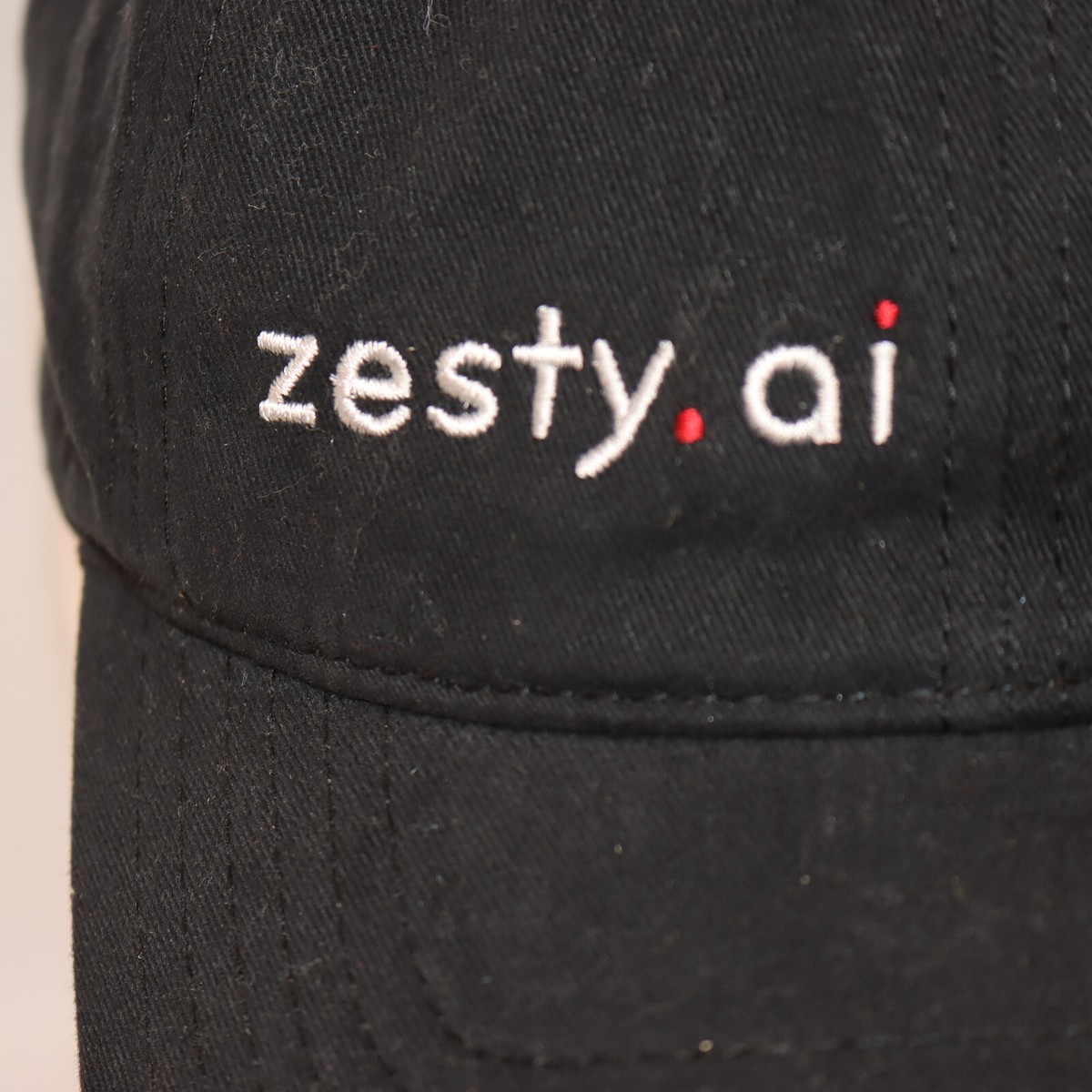 zesty.ai Baseball Hat Black Adj. Hook & Loop OTTO 18-864