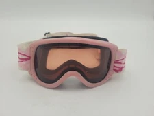 Read. Smith Optics Snow Goggle Pink Frame Butterfly Strap Lens Youth Small Fit
