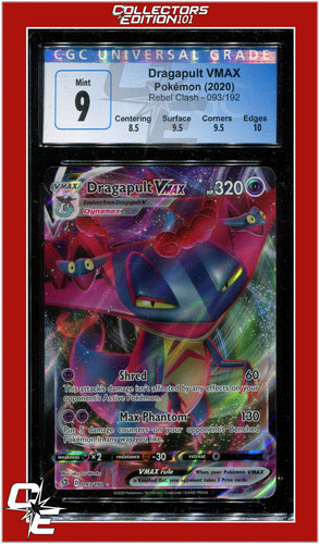 Dragapult VMAX graded CGC 9 for sale on eBay