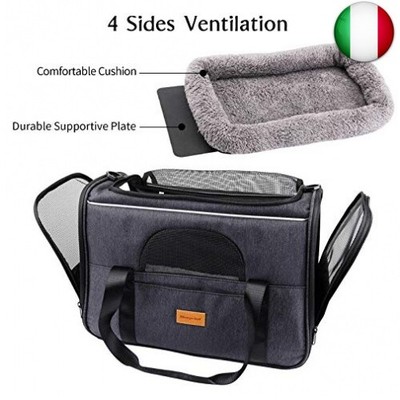 Trasportino Per Cane E Gatto - Con Materasso Morbido E Tracolla, Taglia M O L - Foto 10