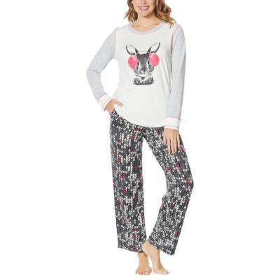 Soft & Cozy Long Sleeve Top and Pant Jersey Gift Set-WA 663023-R