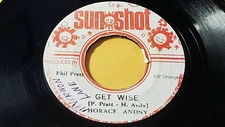 HORACE ANDY - Get Wise /Reggae 45" SUHSHOT Label