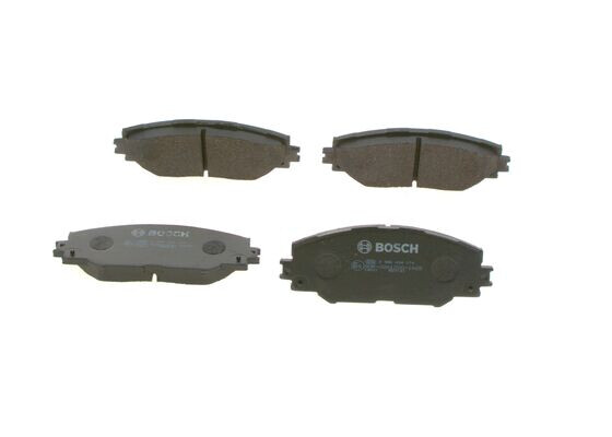 Plaquettes de frein BOSCH 0986494174 pour TOYOTA, garniture céramique d'origine