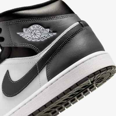 New Nike Air Jordan 1 Mid Shoes - Black/ Iron Grey (DQ8426-001) | eBay