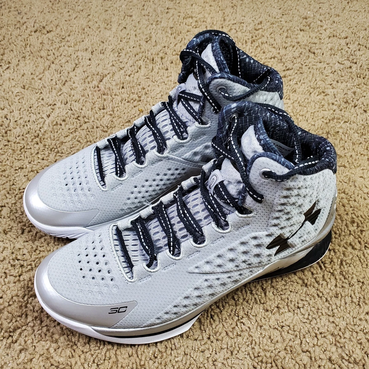 Under Armour Curry 1 Black History Month Shoes 3026279 100 Men s 7 Women s 8.5