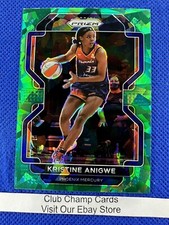2022 #196 Kristine Anigwe WNBA Panini Prizm Basketball Green Ice Prizm Mercury