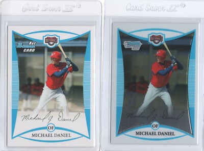 MICHAEL DANIEL 2008 Bowman Prospects #BP33 & Chrome Prospects BCP33 Options