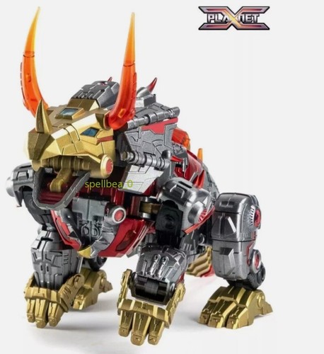 Planet X PX-05M Slag quirinus FOC Dinobot Transforms Toys action figure Metallic - Picture 6 of 11