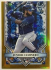 2024 Bowman Sterling Junior Caminero Gold Refractor Rookie Card RC #9/50 #BSR-13