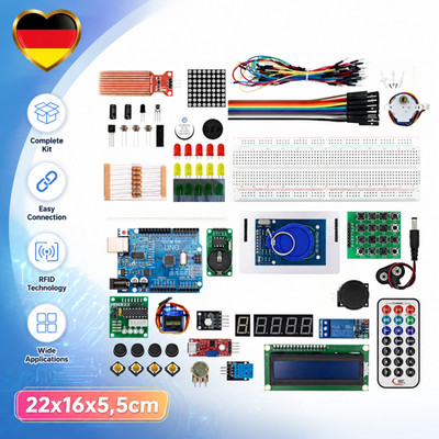 Starter Kit für Arduino UNO R3 RFID Lernset Upgrade 40+ Komponenten DHL