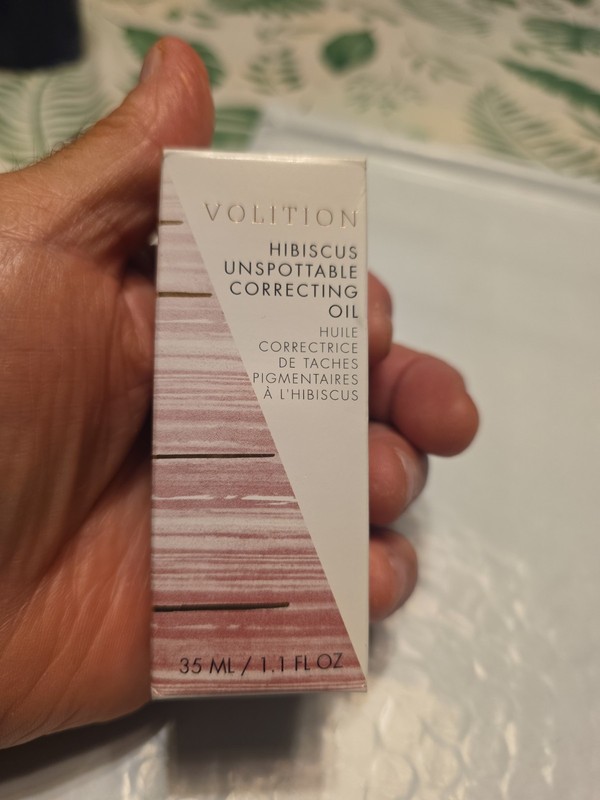 NIB Volition Hibiscus Unspottable Correcting Oil 35ml Vegan Clean Dark Spots 